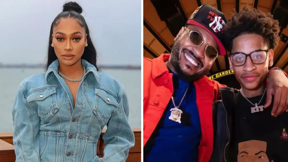 ‘Sis Can’t Stand That Man: La La’s Tense Courtside Moment with Carmelo Anthony During Son Kiyan’s Game Has Fans Saying Their Body Language Says It All