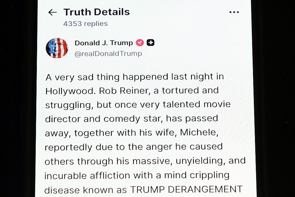 Trump Blames The Victims After Rob Reiner, Wife Are Killed