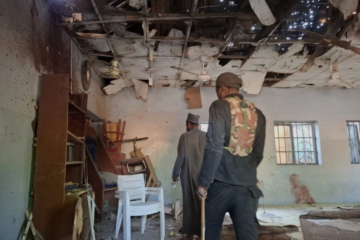 Blast at mosque in Nigeria kills 5 and injures more than 30 in apparent suicide attack
