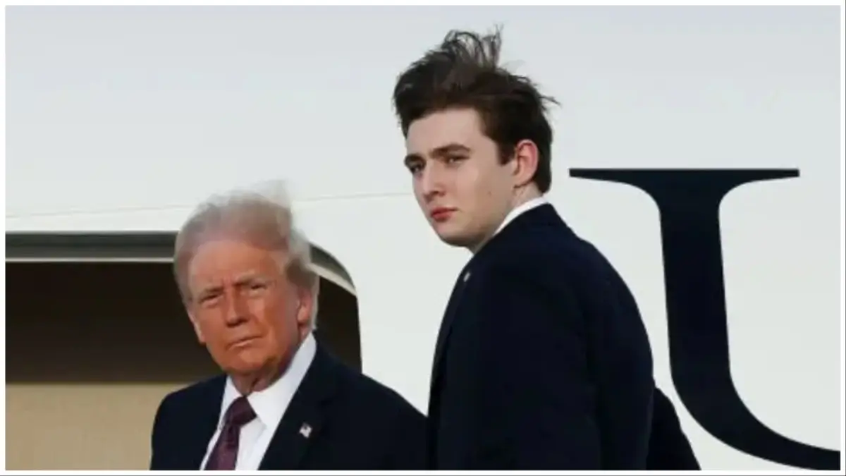 ‘It’s Shame!’: Barron Trump Is Suddenly Spotted After Months Out of View, Then Viewer Catch His Expression as He Avoids Sitting Too Close to Dad
