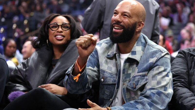 Common and Jennifer Hudson have a cozy NFL date night watching Bears win