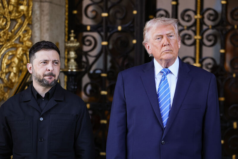 ‘DEPENDS Are Falling Down His Leg’: Viewers Accuse Zelensky of Holding Trump Upright During Handshake, Exposing a Bulge in His ‘Shitty-Fitting’ Suit