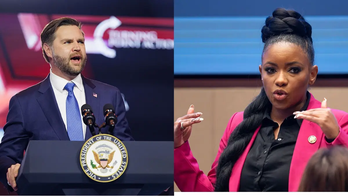 ‘Horrible Human Being’: Jasmine Crockett Delivers a Classy Clapback to JD Vance’s Racist Attack as He Claims Whites Don’t Need to Apologize