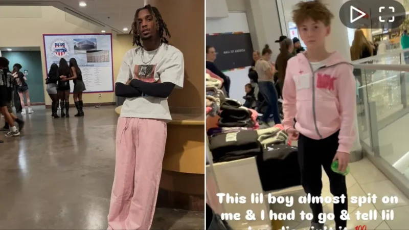 ‘Would’ve Gone to Jail Tonight’: Black Man Confronts White Boy Spitting on Shoppers at the Mall, and His Mom’s Face Says It All