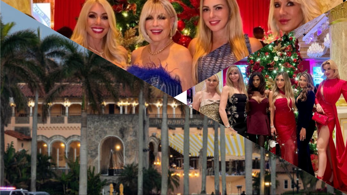 ‘Face On The Lady On The Left Is Literally Trying To Run Away’: Mar-a-Lago Lavish Bash Explodes Online After Fans Zoom In On the Women Posing Nearby