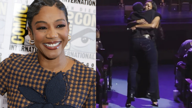 ‘You saved my life’: Tiffany Haddish shares emotional reunion with former social worker onstage