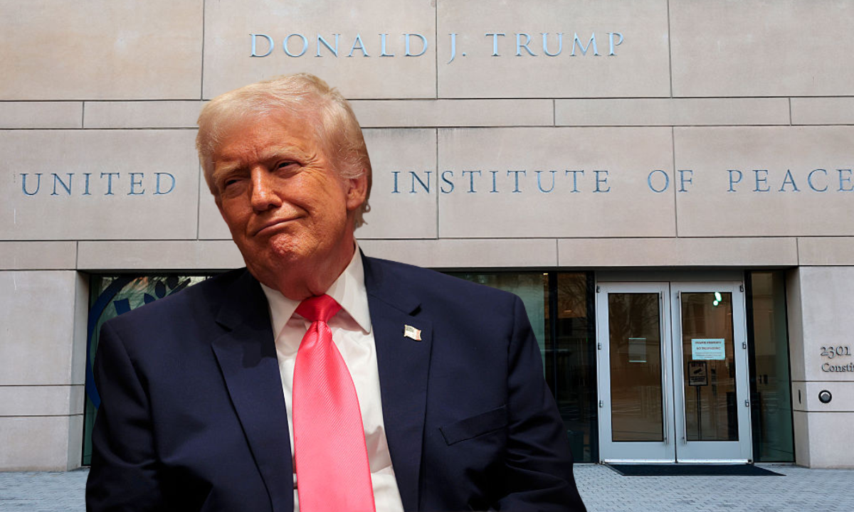 ‘Puzzling’: The U.S. Institute of Peace is renamed after President Trump, who tried to dismantle it