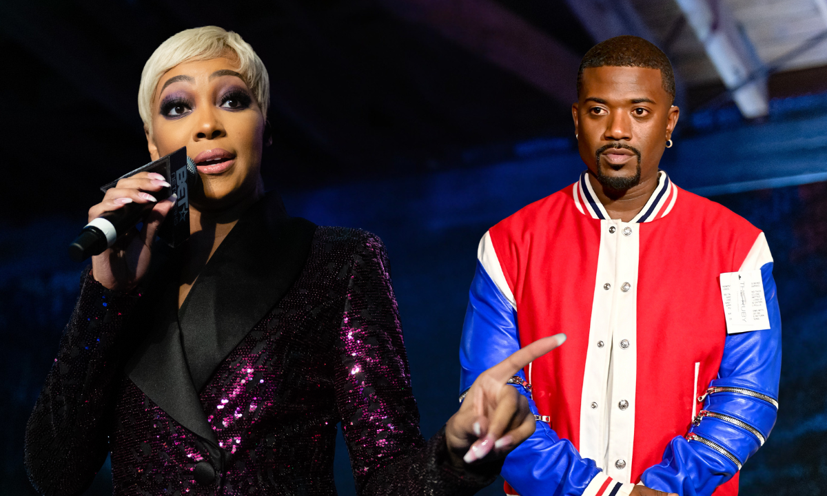 Monica jokingly snatches Ray J’s phone during ‘Boy Is Mine’ show after his Jay-Z & Beyoncé rant
