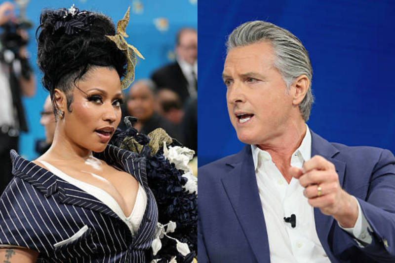 Nicki Minaj targets California Gov. Gavin Newsom for his comments supporting transgender children