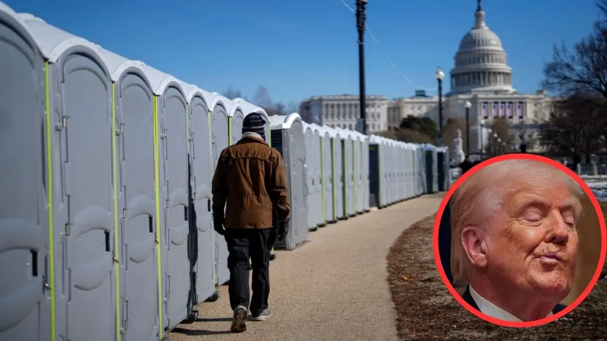 ‘ROFLMAO’: Trump’s Name Ends Up Plastered on Porta Potties — Leaving the White House Scrambling to Clean Up the Mess