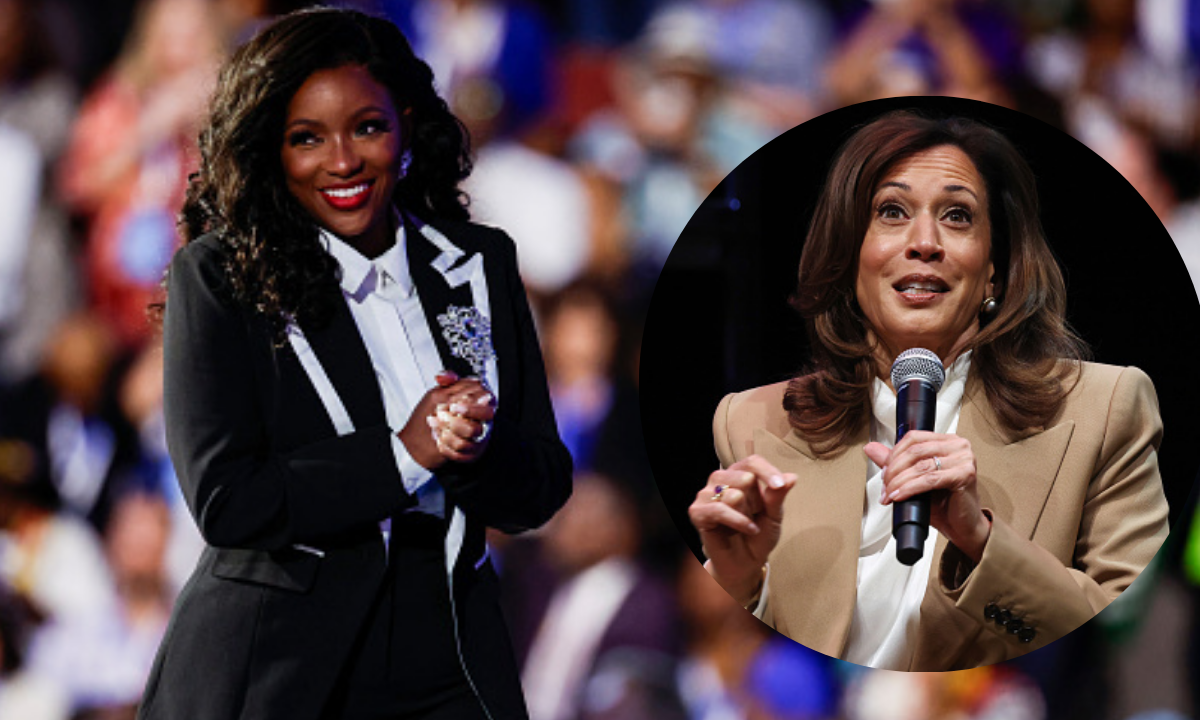 Jasmine Crockett says Kamala Harris encouraged her Senate run while urging her to stay safe