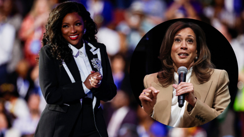 Jasmine Crockett says Kamala Harris encouraged her Senate run while urging her to stay safe