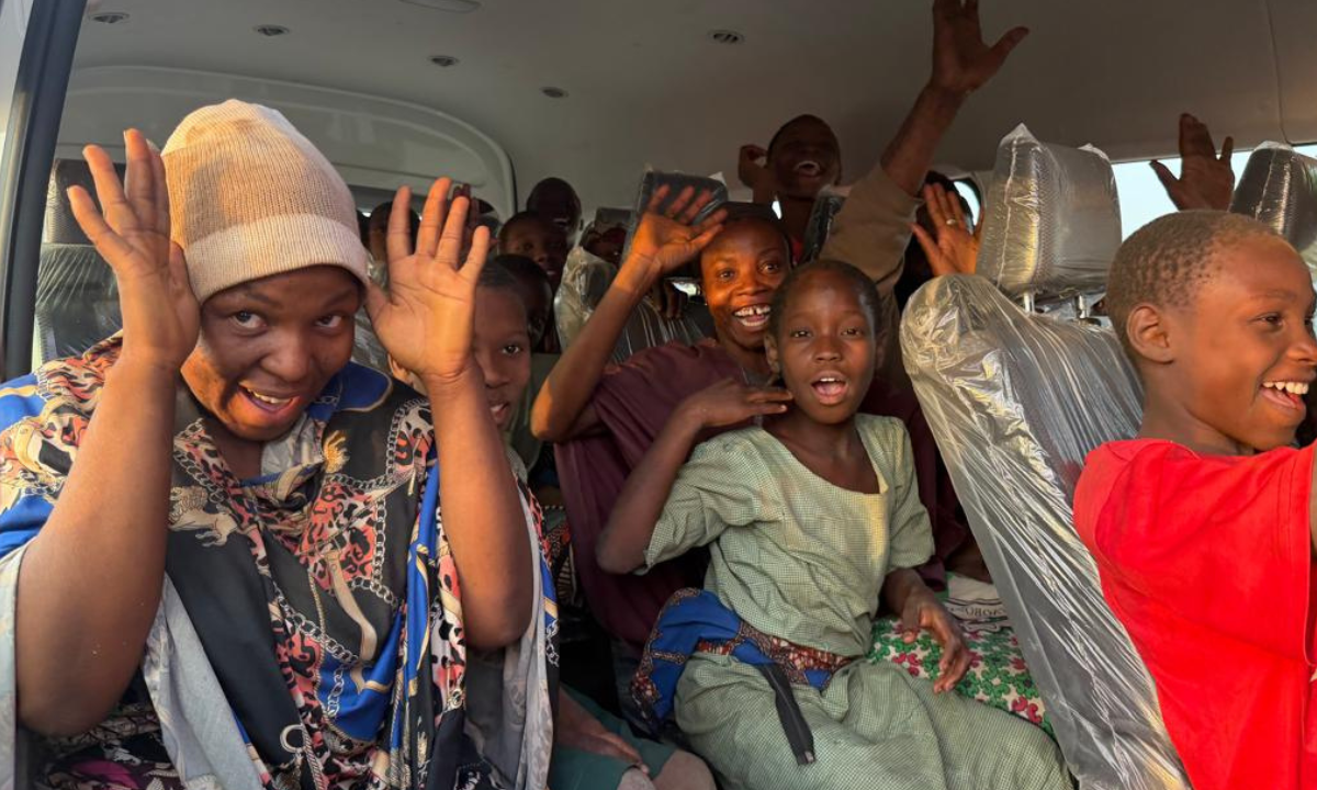 Nigeria’s kidnapped schoolchildren begin the journey back home