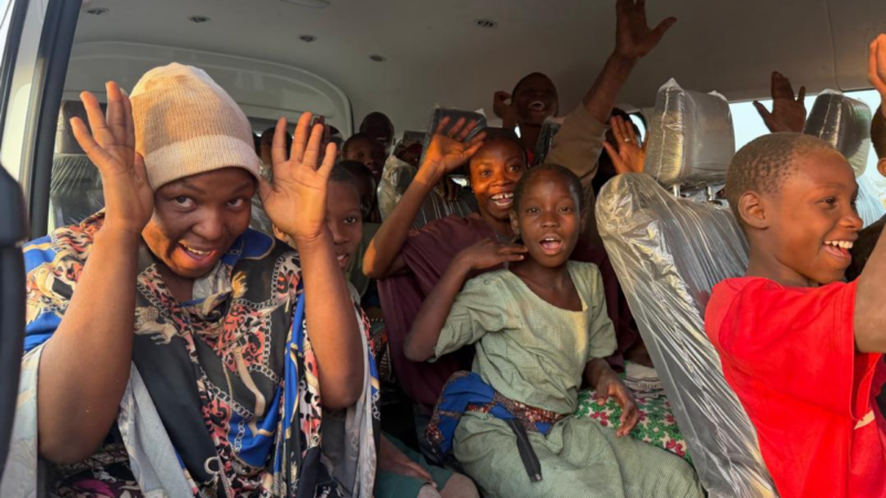 Nigeria’s kidnapped schoolchildren begin the journey back home