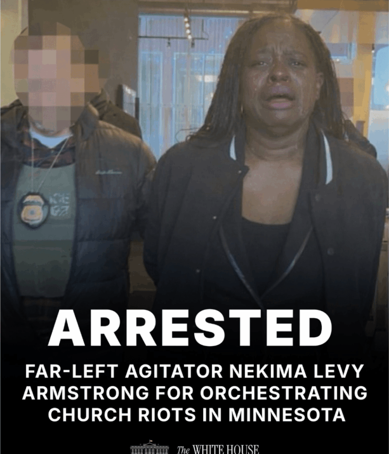 White House Makes Itself Look Stupid By Digitally Altering Arrest Photo Of Anti-ICE Protester