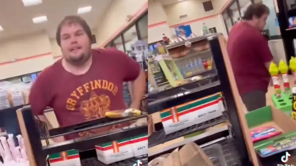 ‘Not Going to Touch Me!’: Black 7-Eleven Employee Calls White Man’s Bluff After He Chucks Candy, Hurls the N-Word, Then He Becomes an Internet Joke
