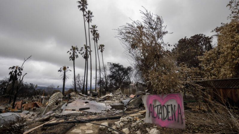 A year after LA-area wildfires destroyed thousands of homes, fewer than a dozen have been rebuilt