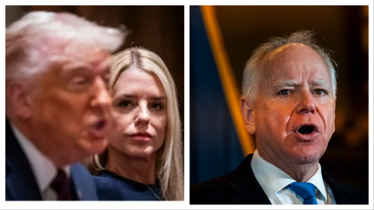 ‘Out of F’s to Give’: Bondi Tries to Do Trump’s Dirty Work on Walz — Then He Drops the Nice-Guy Act and Fires a Nasty Clapback She Wasn’t Ready For