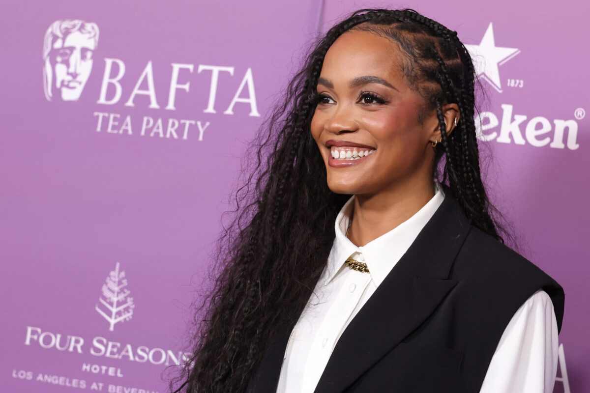 Rachel Lindsay is finished paying off ex-husband Bryan Abasolo, and she’s feeling the ‘glow’