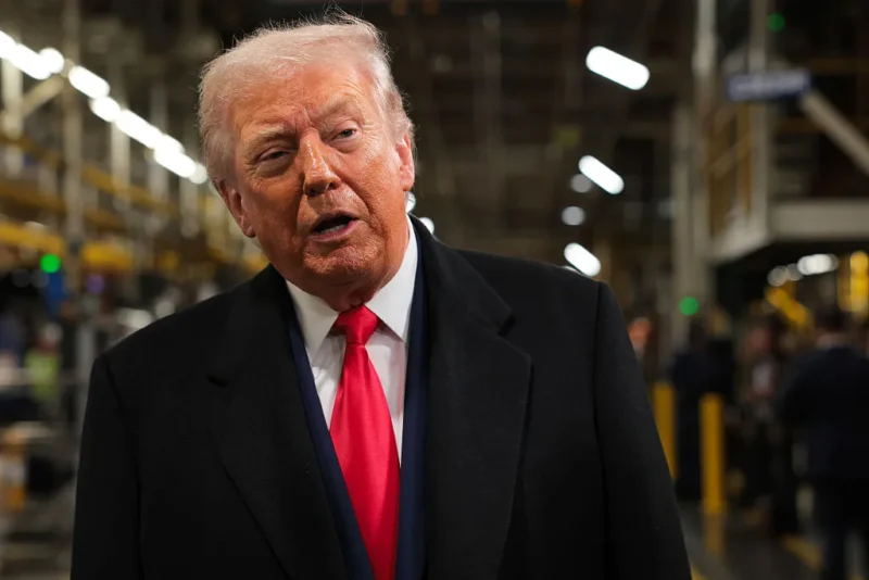 ‘The Smallest Bird I Ever Seen’: Trump’s Ford Plant Meltdown Goes Viral for All the Wrong Reasons as Folks Zoom In On An ‘Embarrassingly Small’ Detail