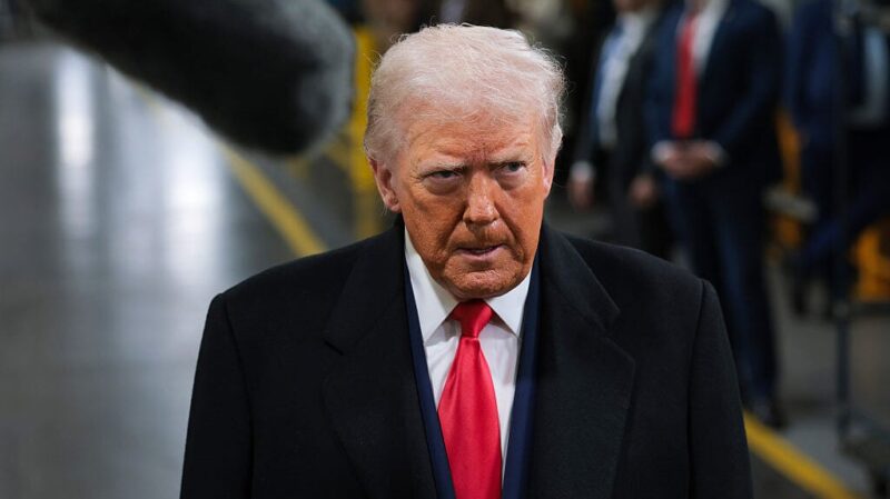 ‘F–k you!’: Trump flips finger in expletive response to Ford worker who called him ‘pedophile protector’