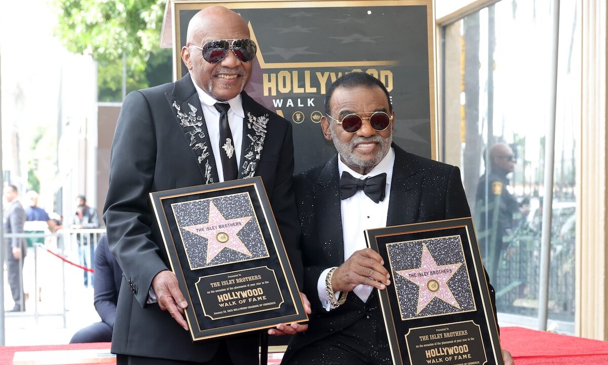 ‘God bless you all’: The Isley Brothers get emotional after receiving star on Hollywood Walk of Fame