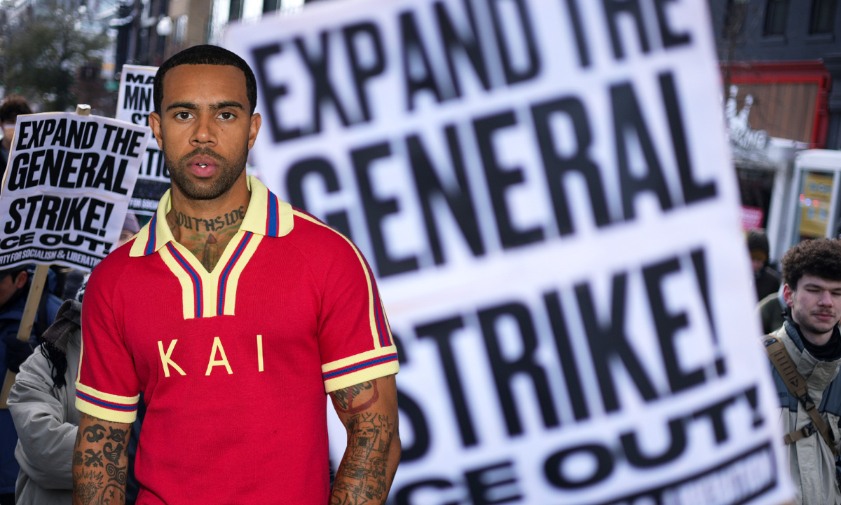 ‘Cut it all off’: Vic Mensa echoes calls for a nationwide ‘ICE out’ strike