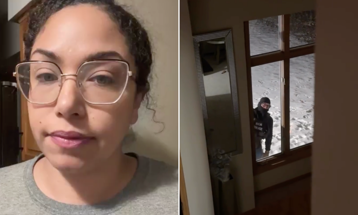 ‘I’m being arrested for filming’: Independent journalist Georgia Fort taken into federal custody