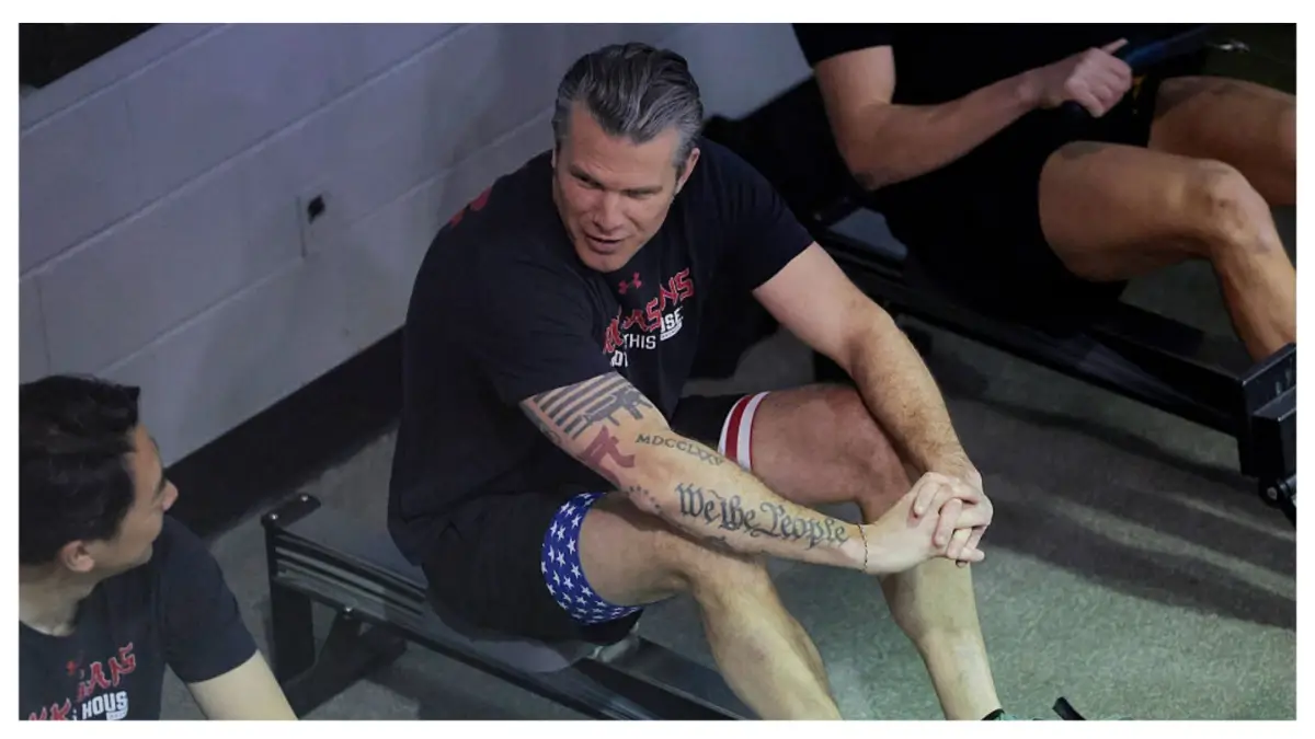 ‘Why Is He Doing It Like That?!’: Hegseth Talks Tough About ‘Putting Hands’ on Recruits, Then a Cringe Workout Clip Completely Hijacks the Conversation
