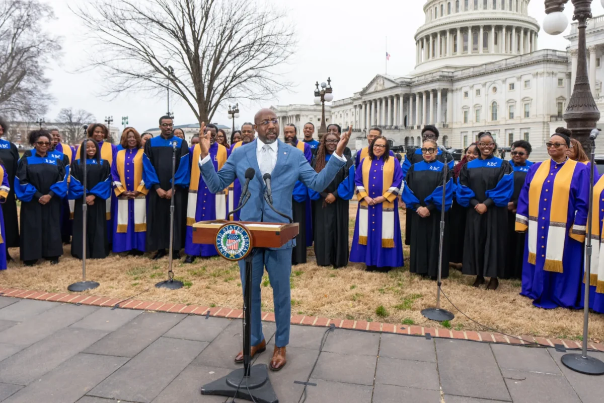 Raphael Warnock and HBCU choirs bring “Total Praise” to Capitol Hill in tribute to Richard Smallwood