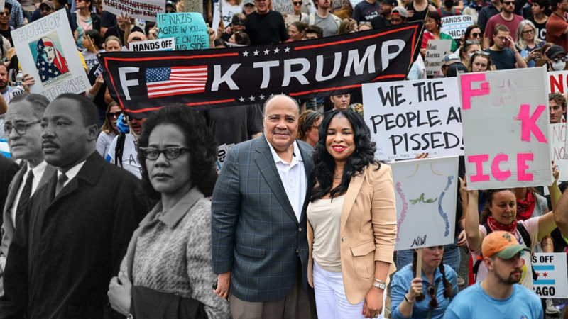 What anti-Trump protesters could learn from Dr. King and Civil Rights era, according to MLK III and wife