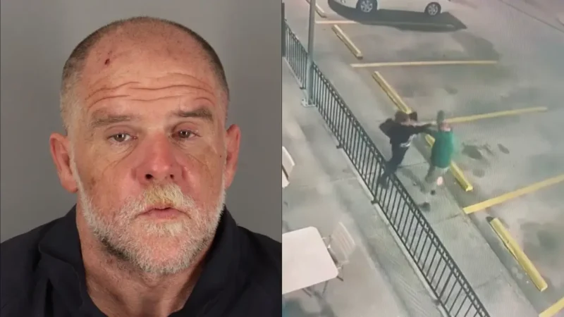 ‘Make Sure He Stays in Jail’: Shocking Video Shows Woman Beating Off Violent Robber After He Attacks Her in Broad Daylight Outside Texas IHOP