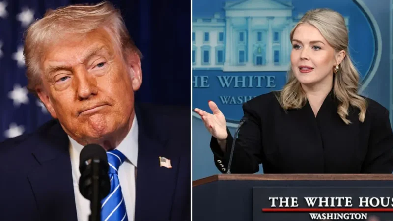‘He Has a Karoline Fixation’: Trump Latches Onto ‘Karoline Leavitt’ Profile Weeks After Using His Own Creepy Nickname for Her