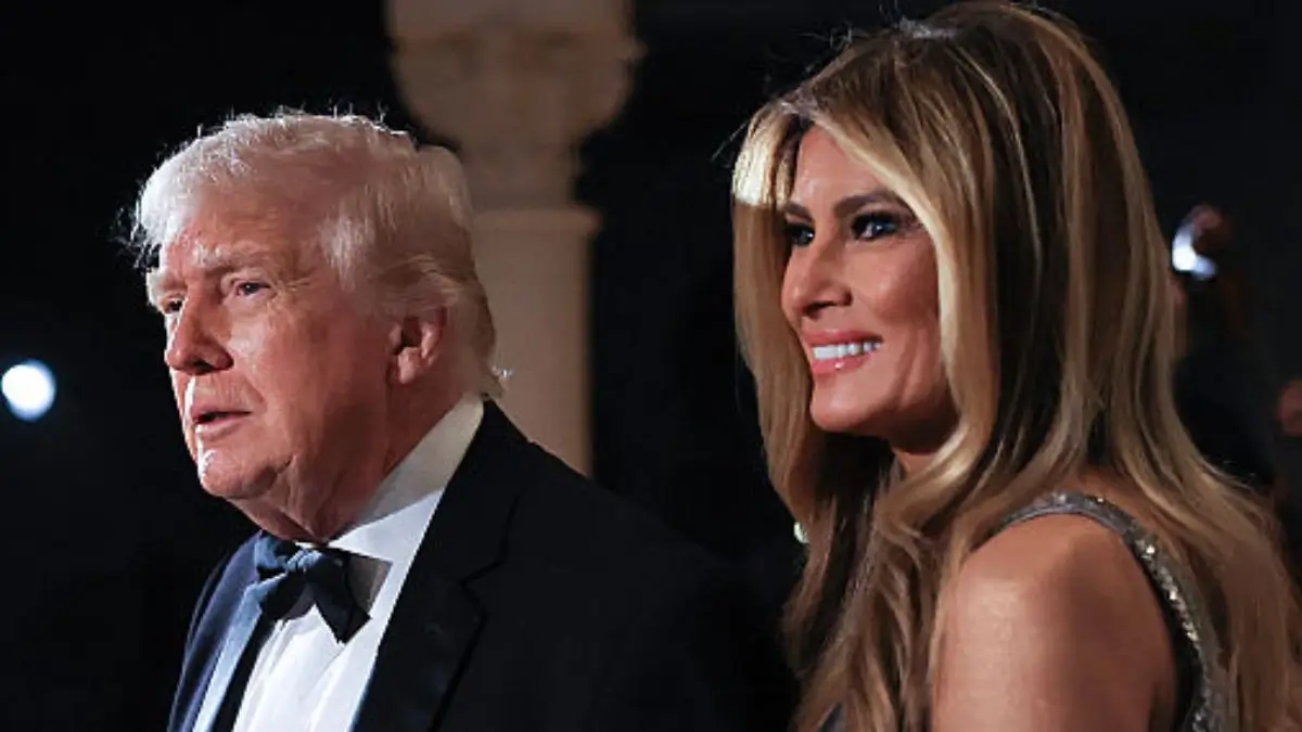 ‘She Made Them Bigger?’: Melania’s Tight Silver Gown Steals the Spotlight at Trump’s Party as Fans Zoom In on One Detail ‘Spilling Out’