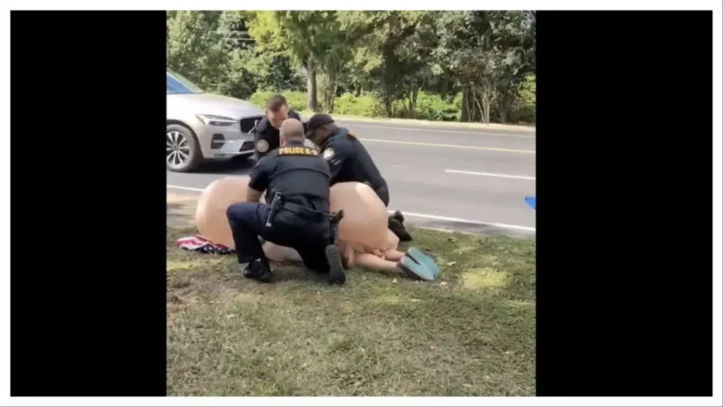 ‘It’s Nuts!’: A Grandma Took Trump’s Dictator Talk Literally, Got Taken Down by Three Cops on Video — and the Overreaction Told Everyone She Hit a Nerve