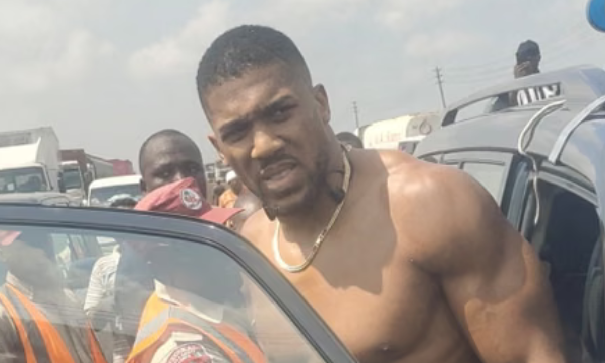 Anthony Joshua released from hospital in Nigeria after deadly car crash