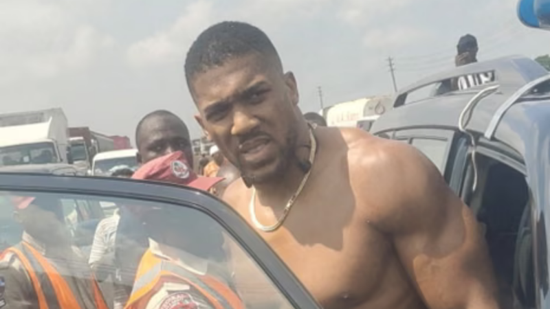 Anthony Joshua released from hospital in Nigeria after deadly car crash