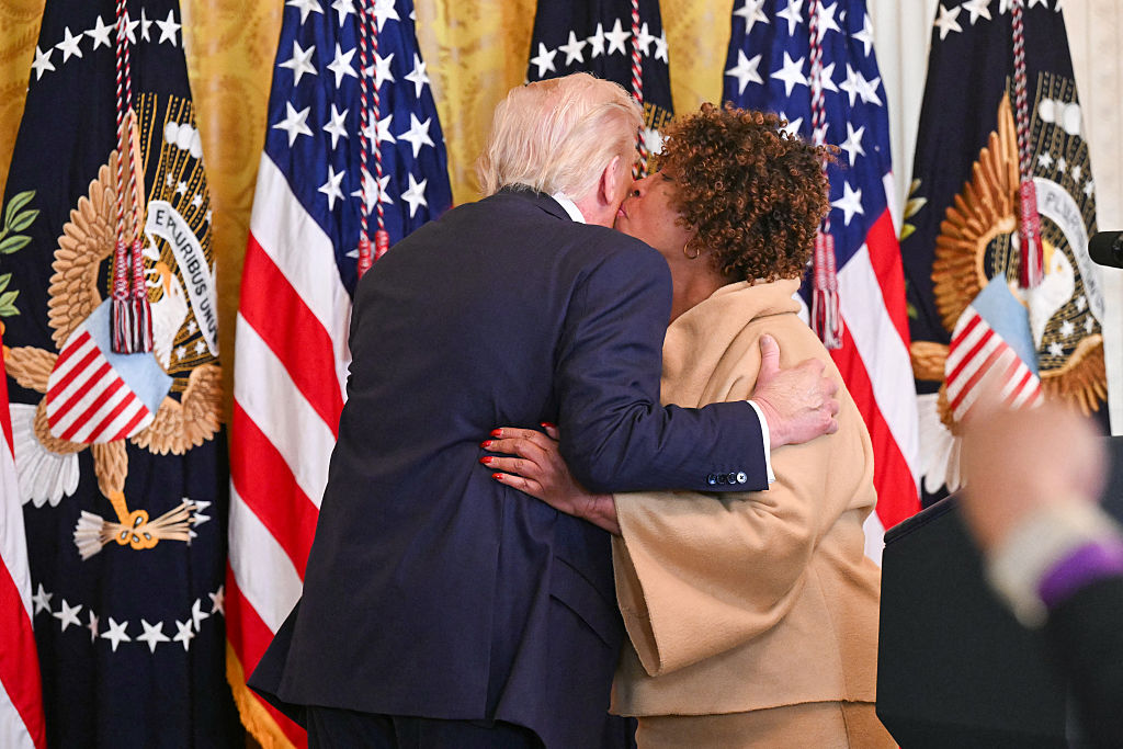 The Black Granny Kissing Trump During A Black History Month Celebration Was a Mammy Moment
