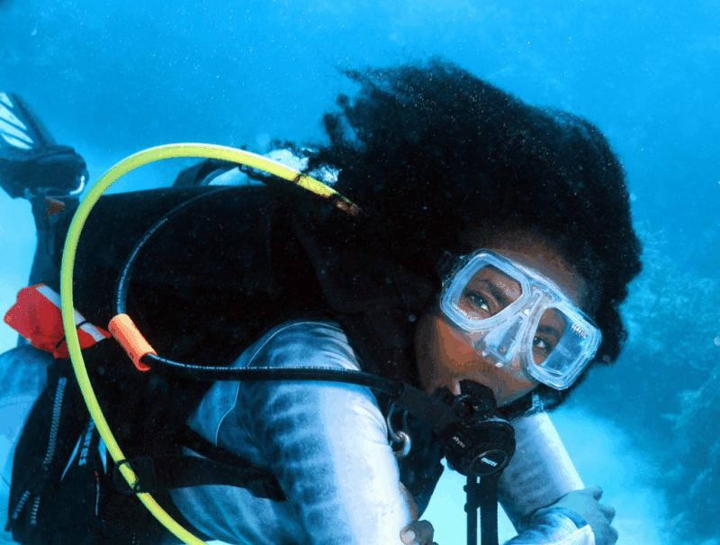 Corhonda ‘Hooda’ Dawson Makes Record-Breaking Scuba Dives