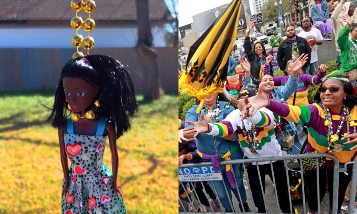 7-year-old catches Black doll with beads tied like a noose at Mardi Gras parade, prompting outrage