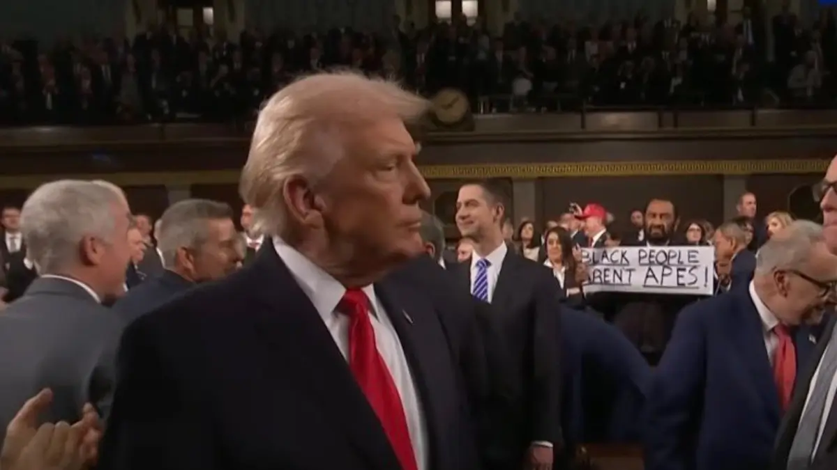 ‘The Audacity’: Rep. Al Green Gets Kicked Out of State of the Union for Holding Sign Defending Black People After He Is Accosted By Steve Scalise