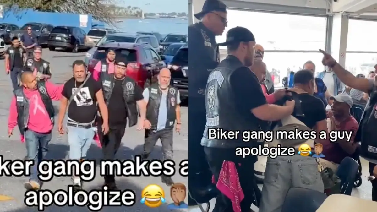 ‘Didn’t See That Coming’: Bikers Hem Up Man for Using Racial Slur Against Black Diner, Hauls Him Back Into Bronx Restaurant to Apologize