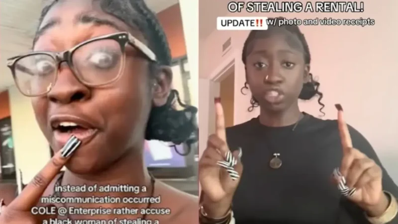 ‘Turned Out To Be A Lie’: Black Woman Falsely Accused of Stealing Enterprise Rental Car Fights Back with ‘Photo and Video Receipts’ on TikTok