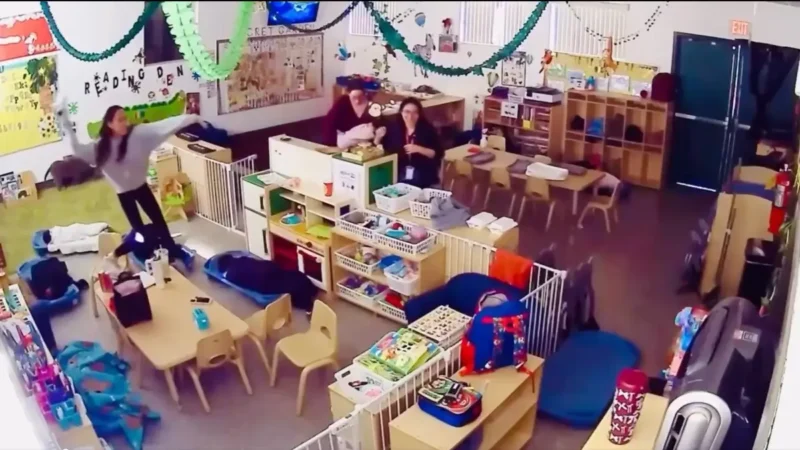‘Need to be in Jail!’: Outraged Mom Calls for Arrests After Video Shows Day Care Employee Throwing Shoe at a Black Child as Other Workers Laugh