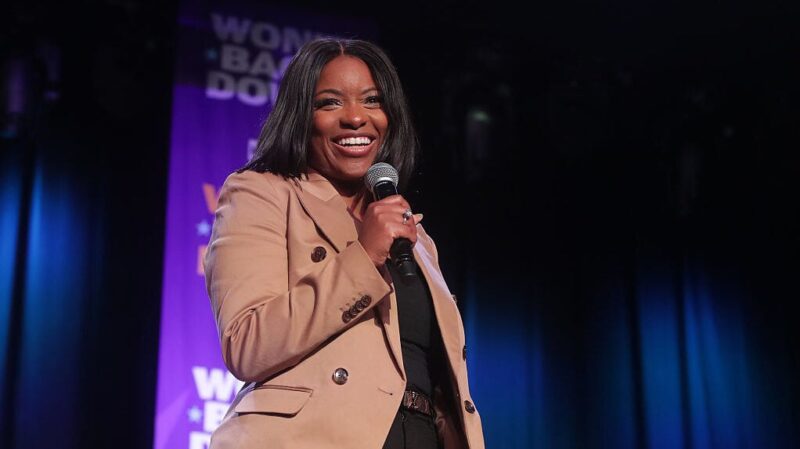 Jasmine Crockett is willing to go everywhere to meet voters—even the club