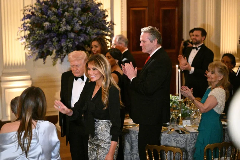 ‘Have I Met You Ma’am’: Trump’s Governors Dinner Exit Falls Apart — Odd Exchange With Melania Has Viewers Asking If He Even ‘Recognized Her’