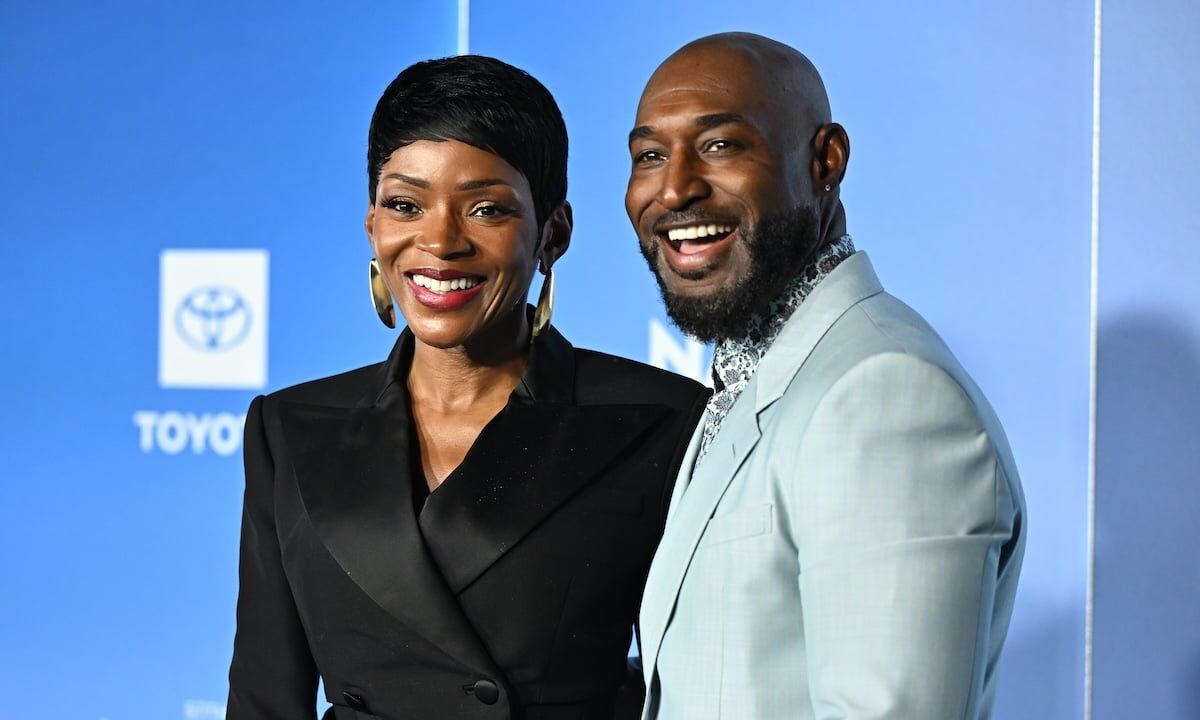 Adrian Holmes and Caroline Chikezie reflect on marriage, working on ‘Bel Air’ and more at NAACP Image Awards