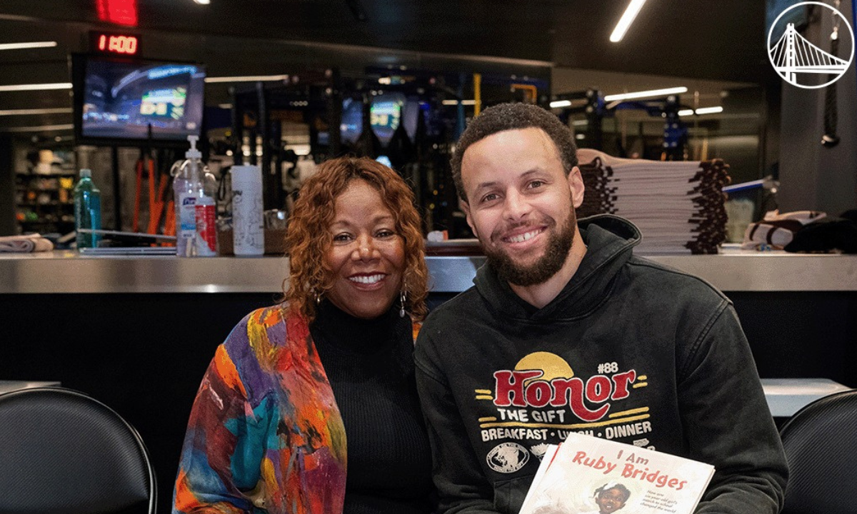 Golden State Warriors honor Ruby Bridges during NBA game for Black History Month