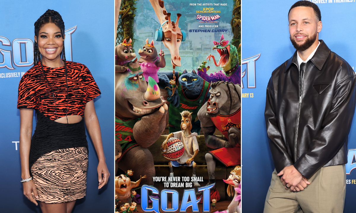 Gabrielle Union and Stephen Curry want girls to see themselves winning in ‘GOAT’