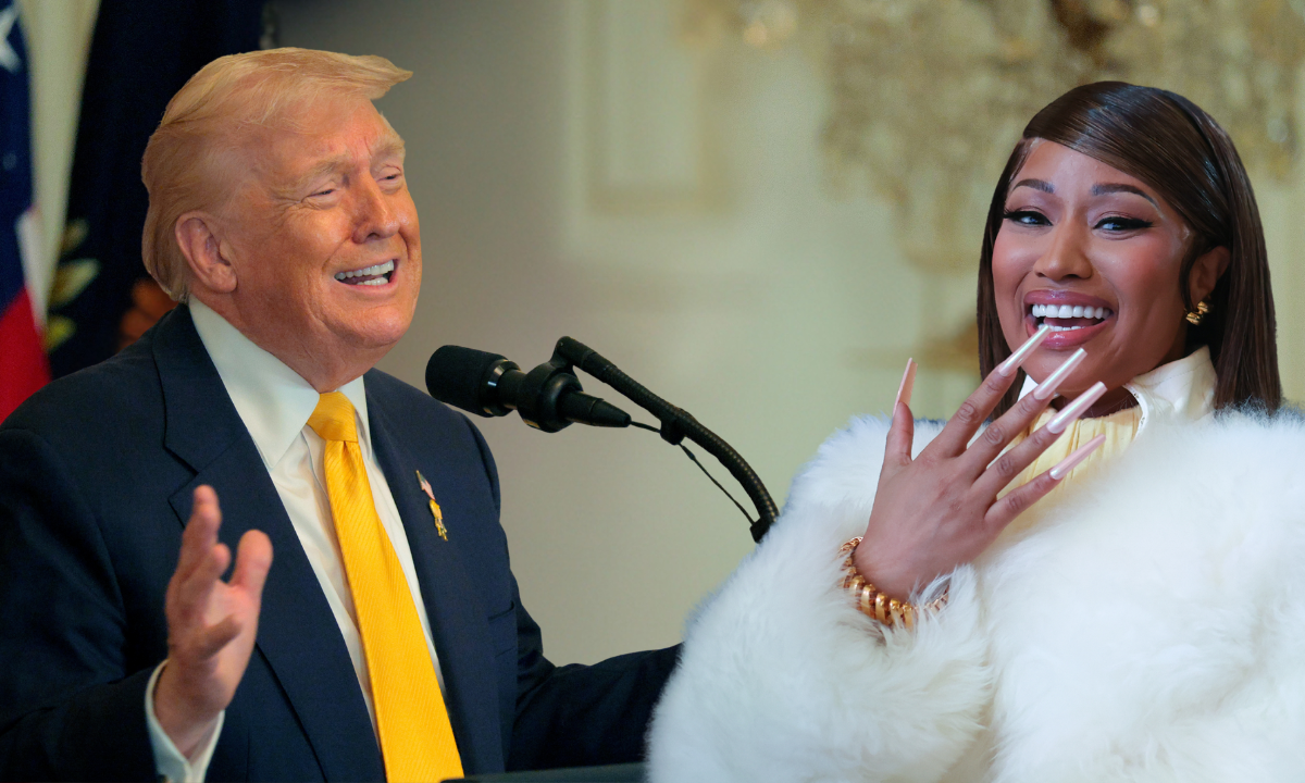 Donald Trump shares his ‘love’ for Nicki Minaj during Black history month reception 